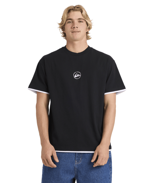 Quiksilver Rifle Tipper SS Tee - Black - Star Surf + Skate