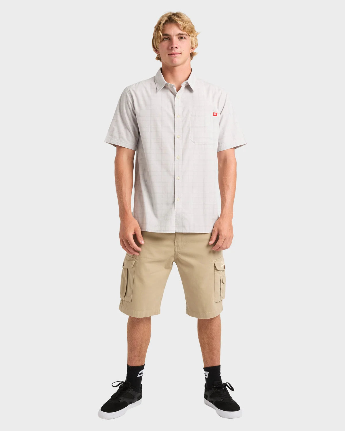 Quiksilver Testament SS Shirt - Grey Violet - Star Surf + Skate