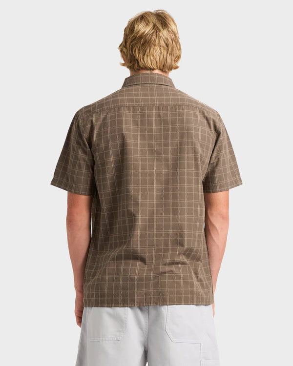 Quiksilver Testament SS Shirt - Major Brown - Star Surf + Skate