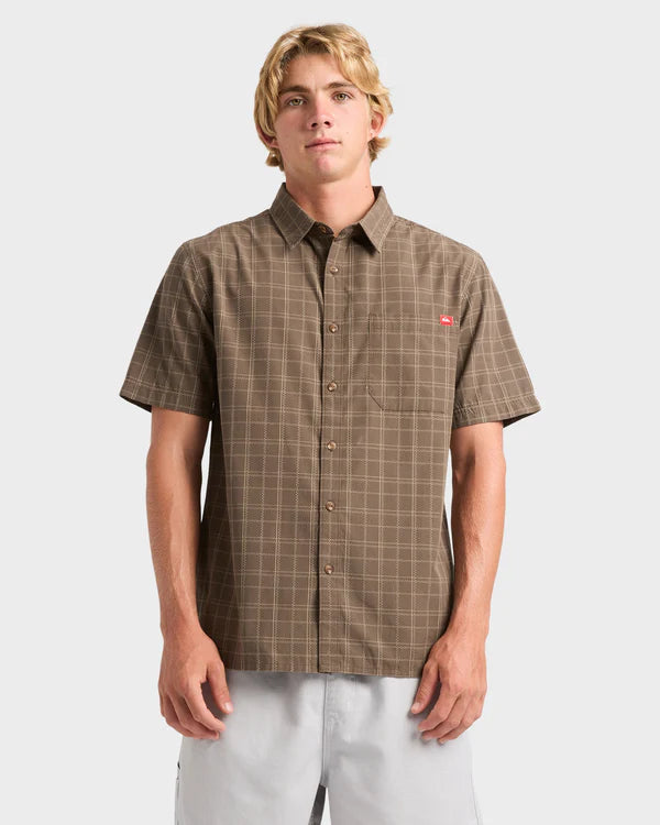 Quiksilver Testament SS Shirt - Major Brown - Star Surf + Skate