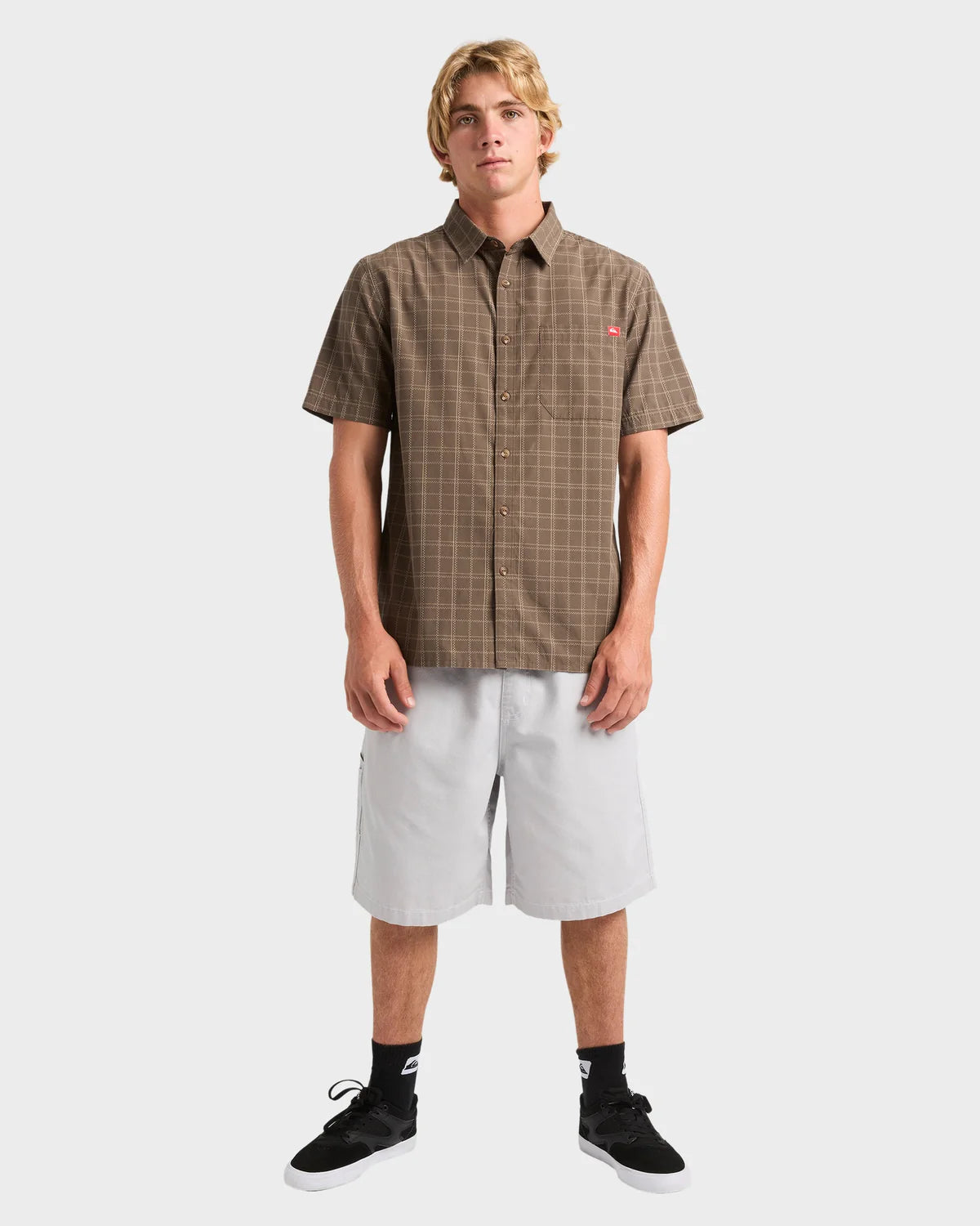 Quiksilver Testament SS Shirt - Major Brown - Star Surf + Skate