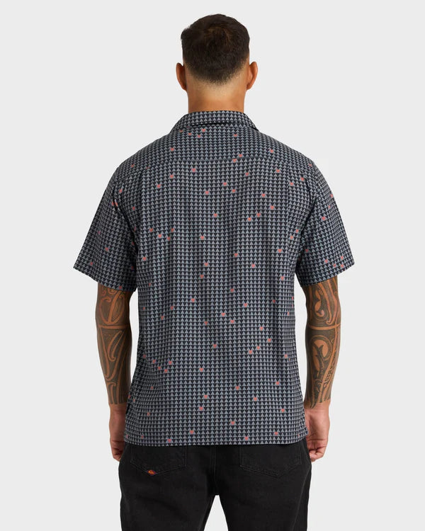 Quiksilver Kehu Woven SS Shirt - Black