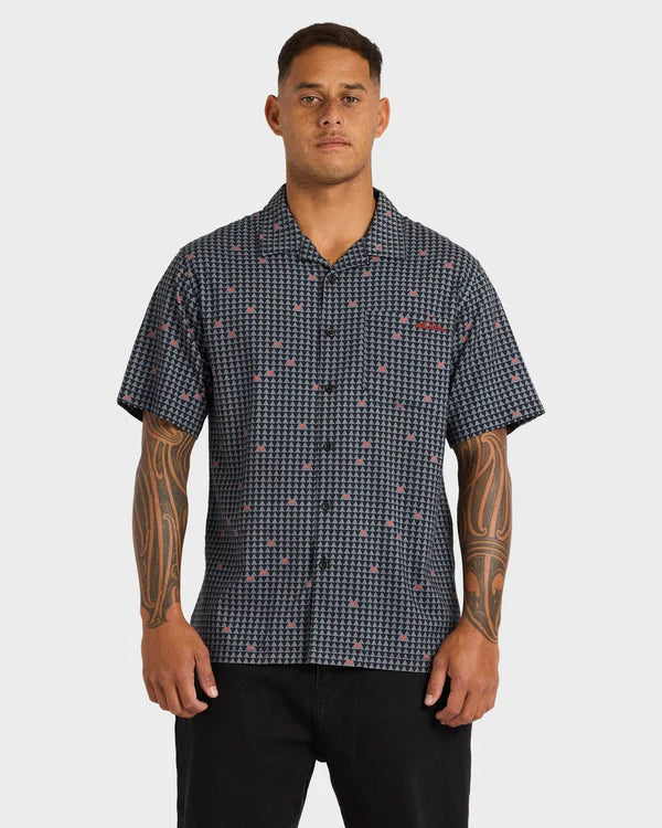 Quiksilver Kehu Woven SS Shirt - Black