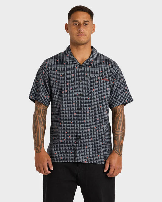Quiksilver Kehu Woven SS Shirt - Black