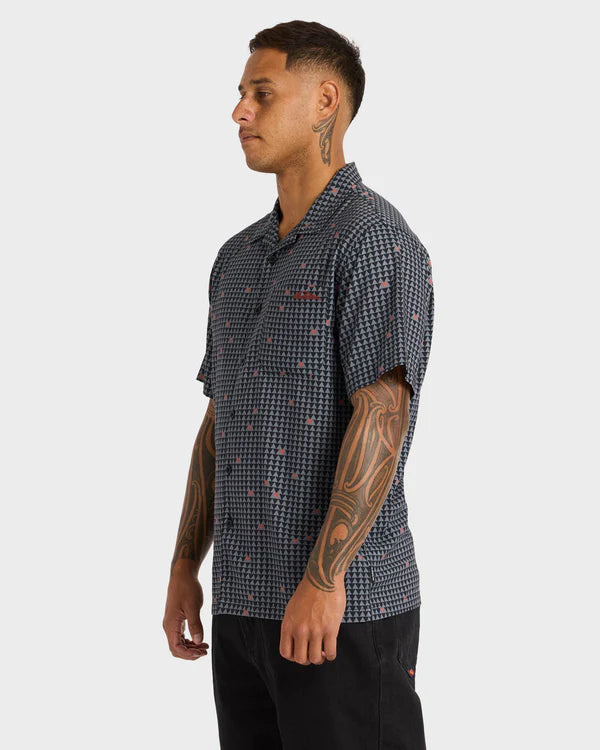Quiksilver Kehu Woven SS Shirt - Black