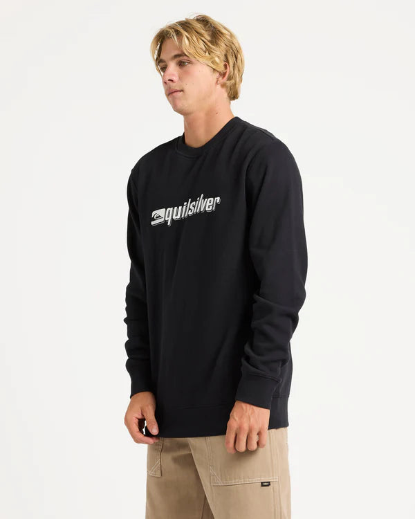 Quiksilver Reflex Crew - Black - Star Surf + Skate