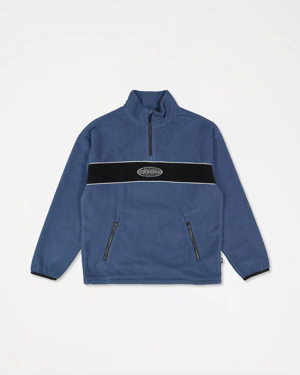 Quiksilver Mercury Panel Polar Fleece - Dark Denim - Star Surf + Skate