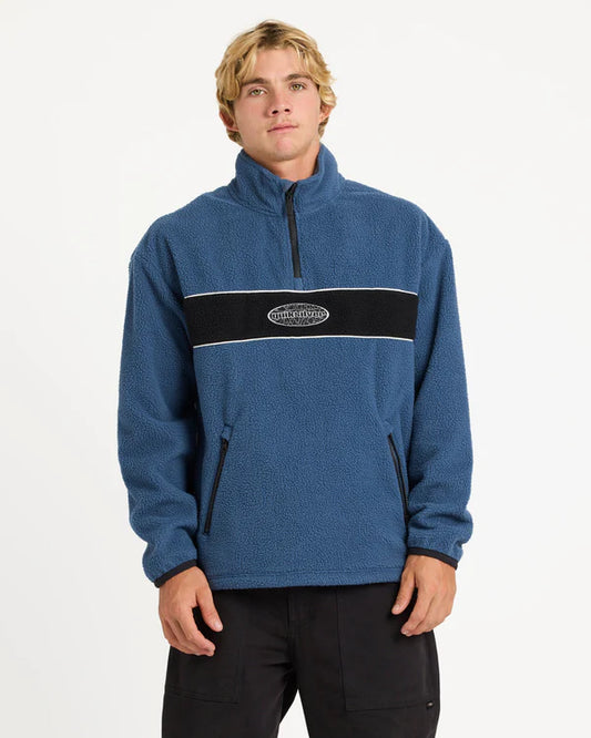 Quiksilver Mercury Panel Polar Fleece - Dark Denim - Star Surf + Skate