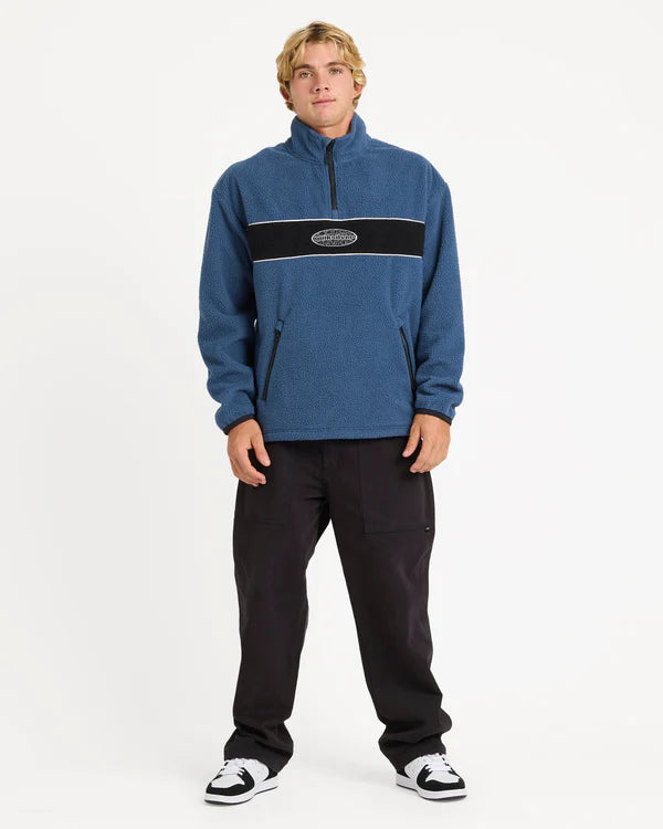 Quiksilver Mercury Panel Polar Fleece - Dark Denim - Star Surf + Skate