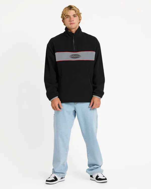 Quiksilver Mercury Panel Polar Fleece - Black - Star Surf + Skate