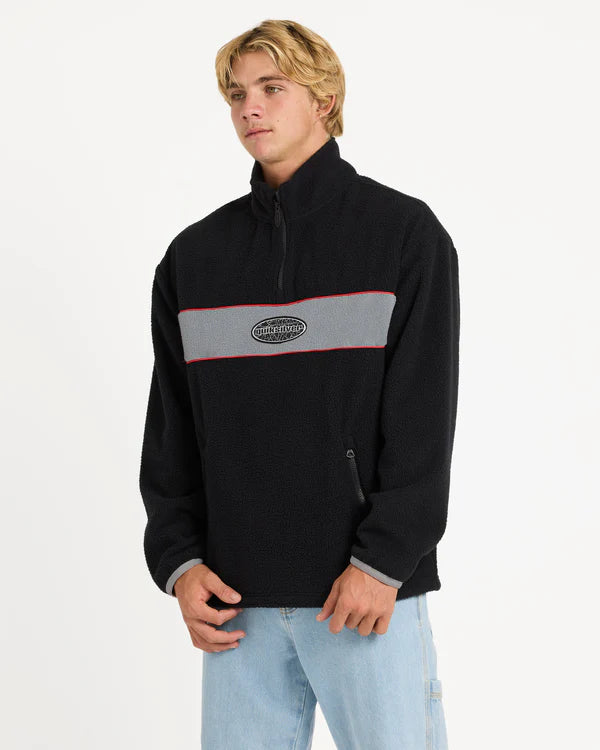 Quiksilver Mercury Panel Polar Fleece - Black - Star Surf + Skate