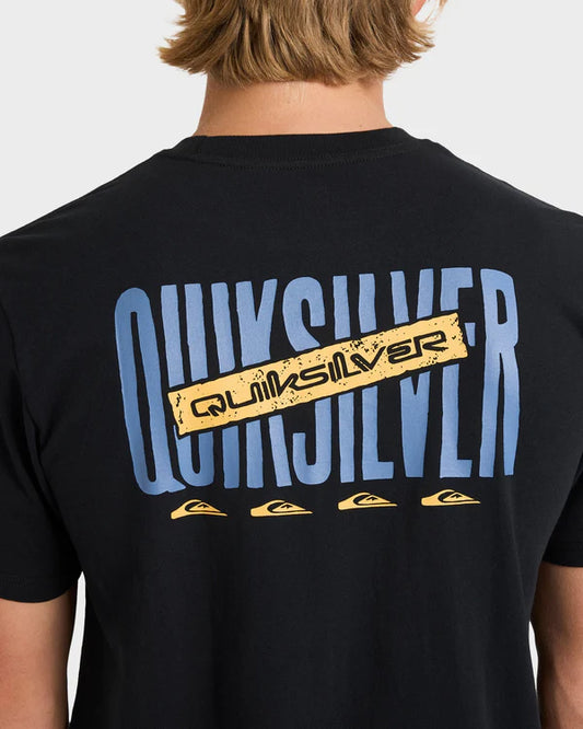 Quiksilver Repeater SS Tee - Black - Star Surf + Skate