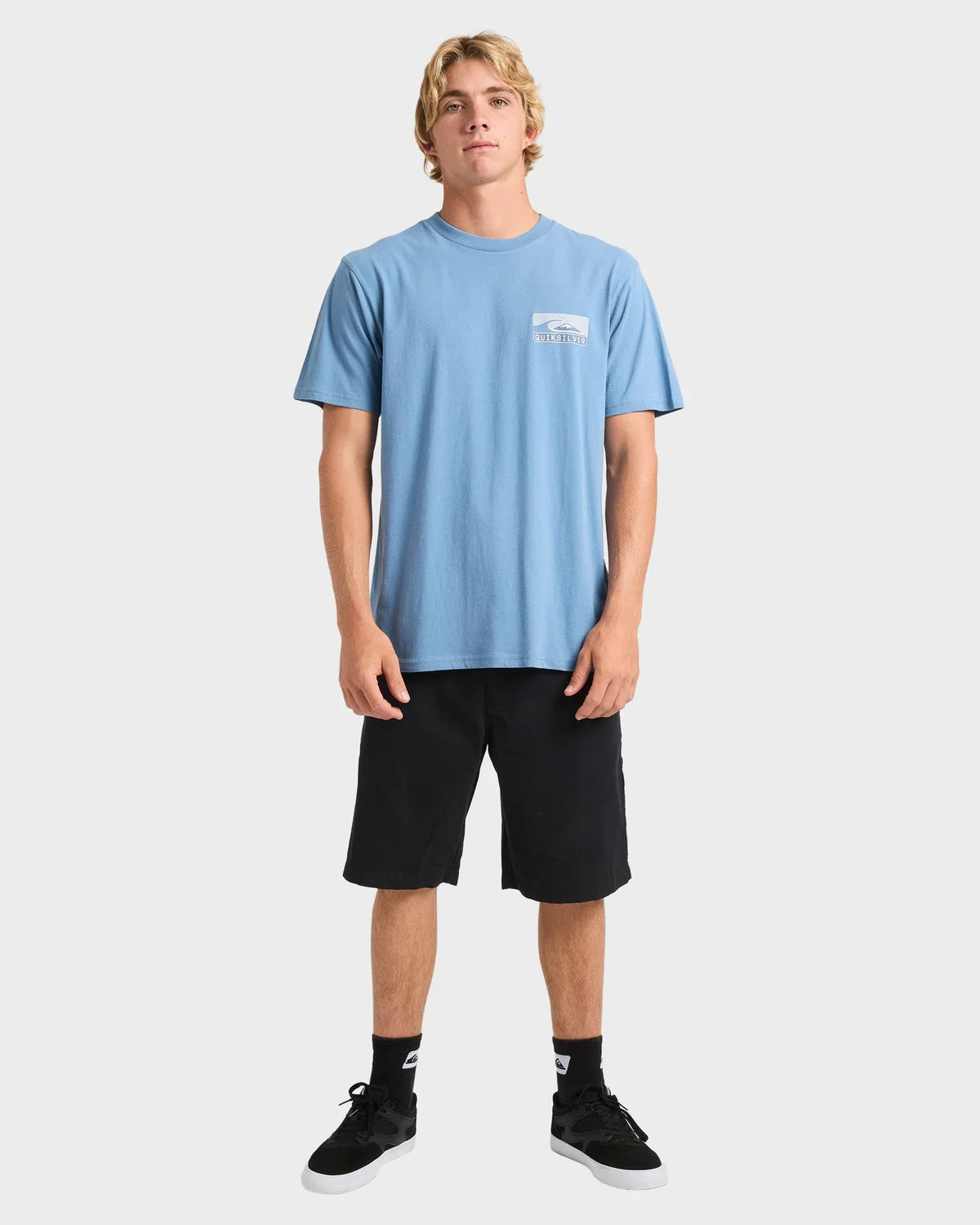 Quiksilver Boxed Out SS Tee - Coronet Blue