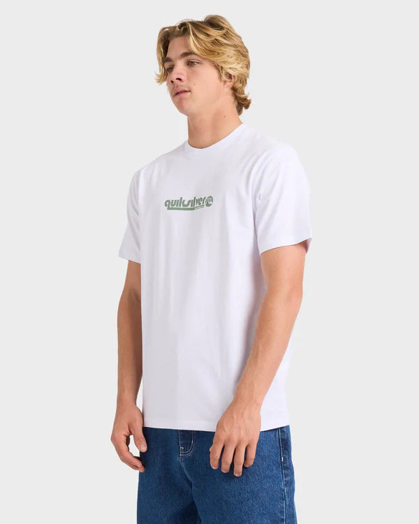 Quiksilver Quik Throwback SS Tee - White - Star Surf + Skate