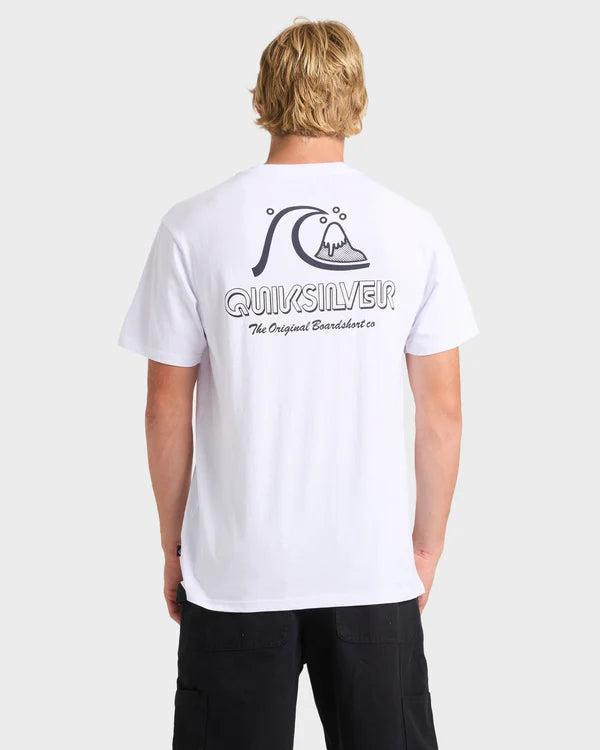 Quiksilver OG Boardshort Co SS Tee - White