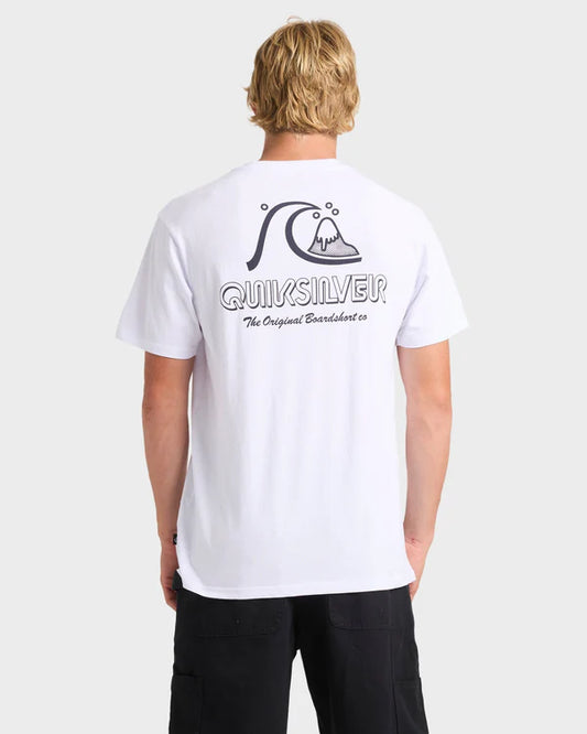 Quiksilver OG Boardshort Co SS Tee - White