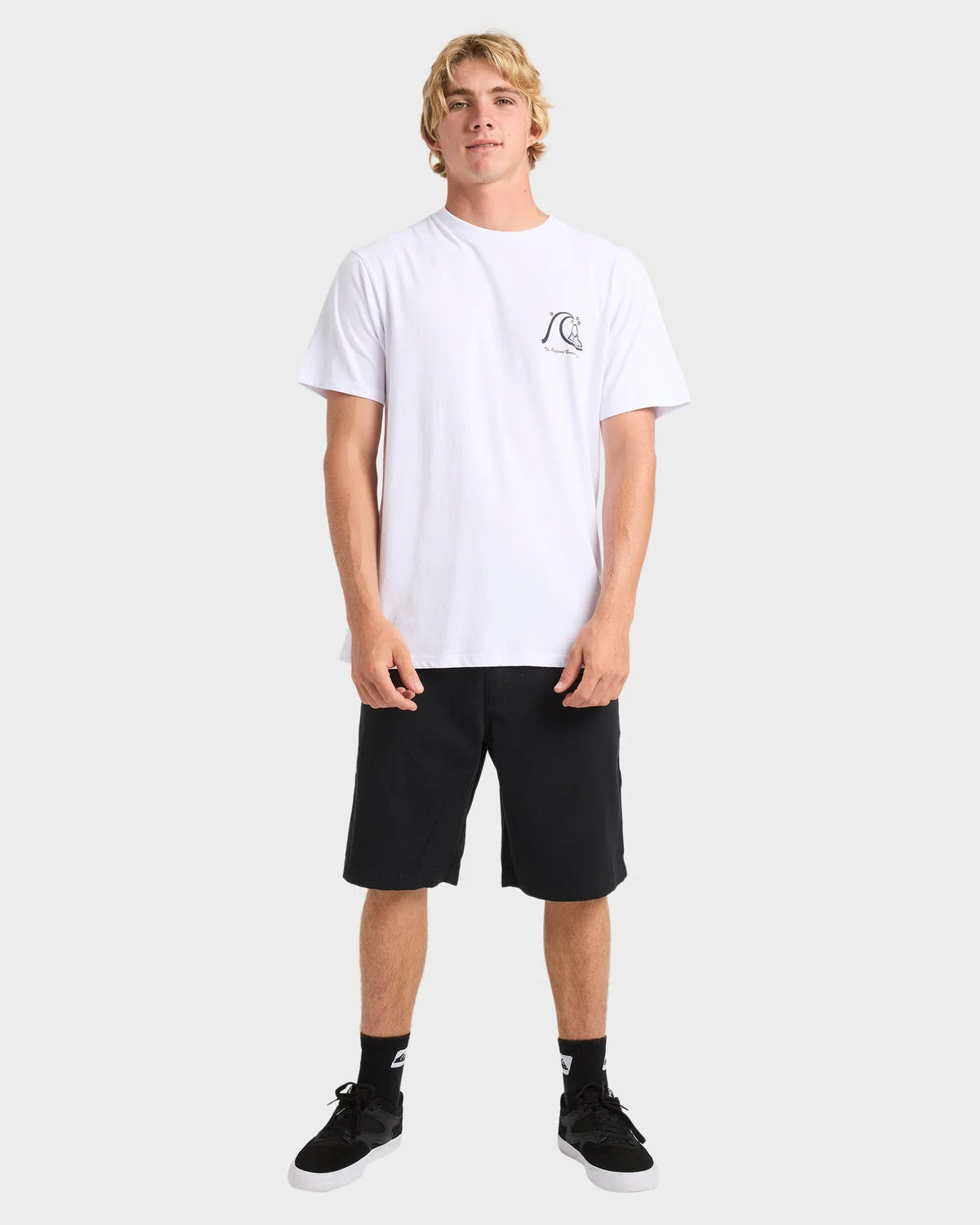 Quiksilver OG Boardshort Co SS Tee - White