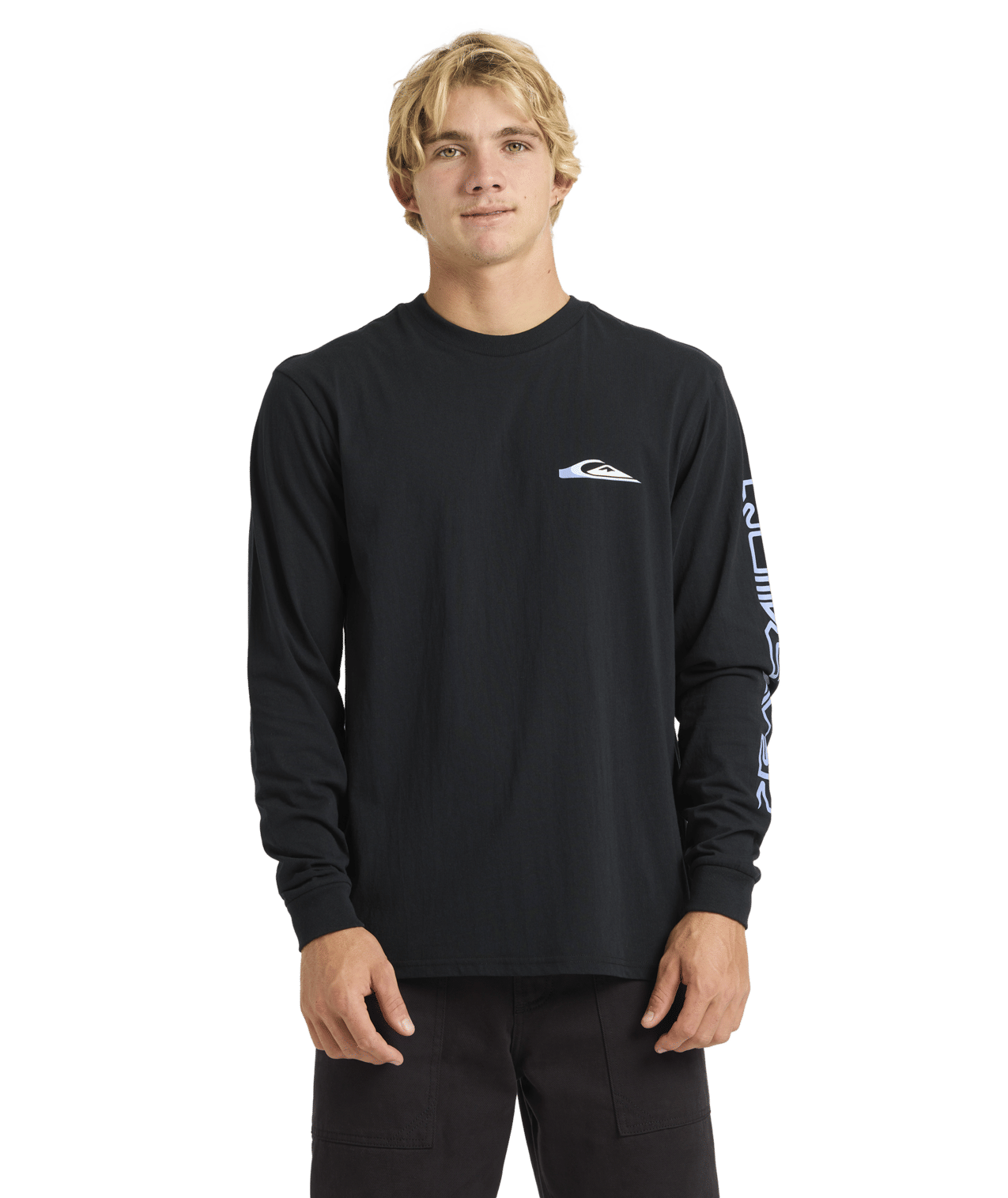 Quiksilver Warp Drive LS Tee - Black - Star Surf + Skate
