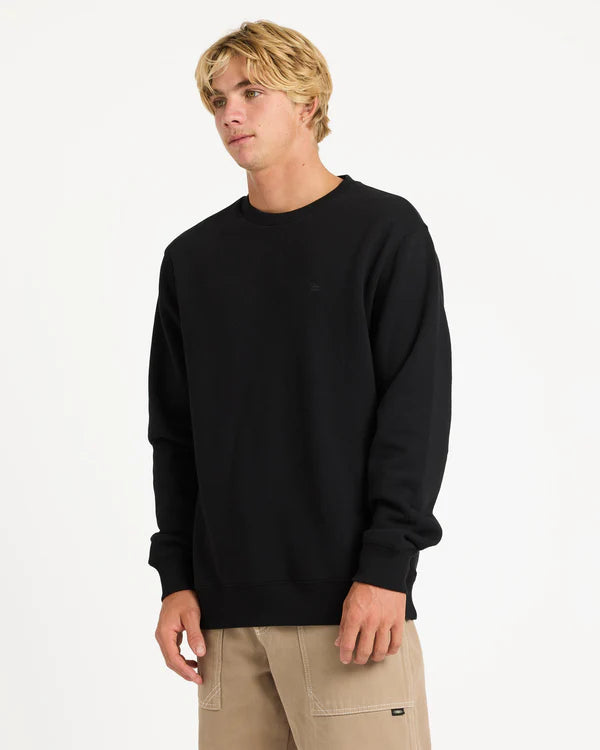 Quiksilver Salt Water Crew - Black - Star Surf + Skate