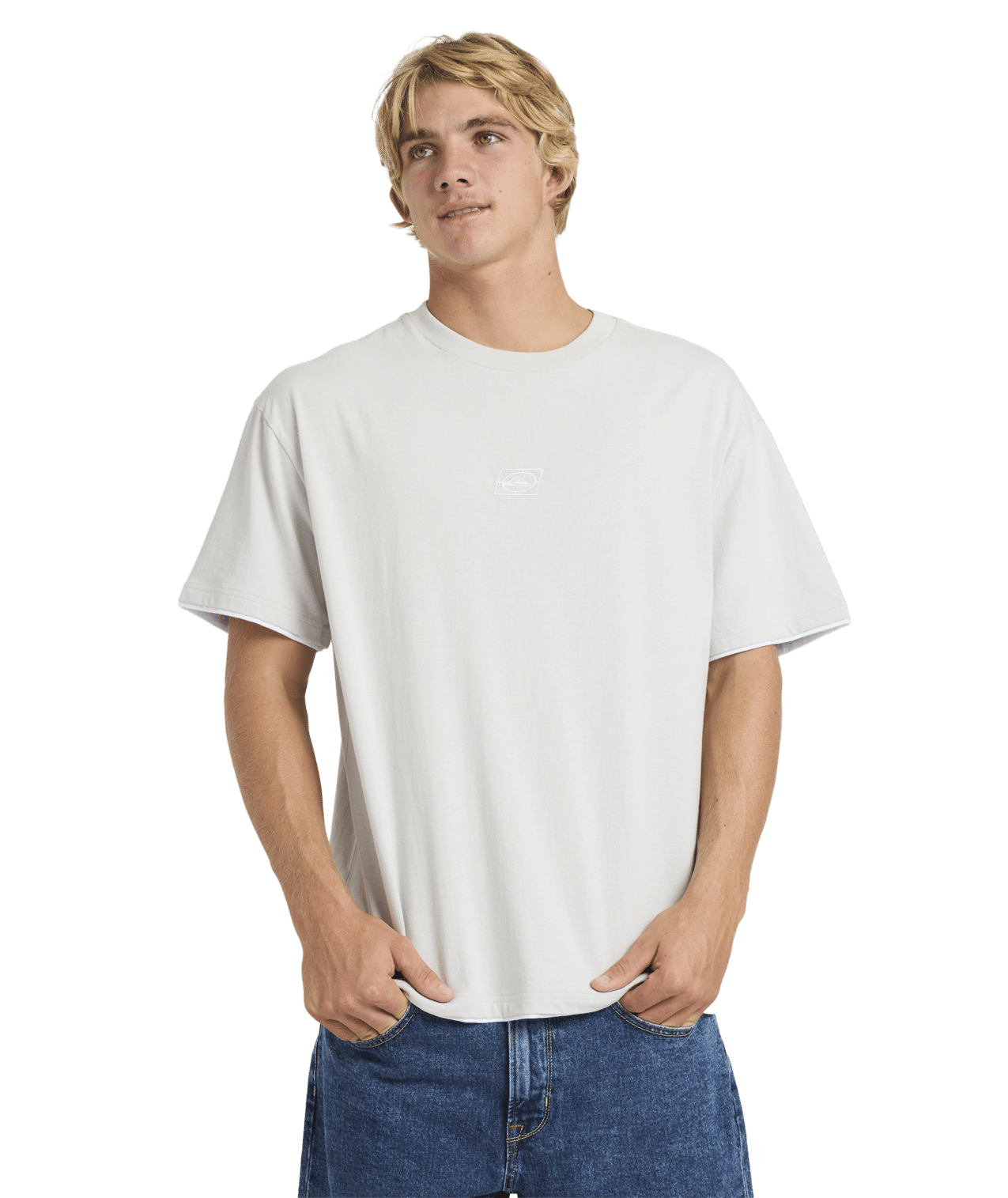 Quiksilver Scope SS Tee - Bone - Star Surf + Skate