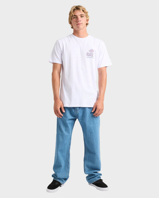 Quiksilver Palm Relax SS Tee - White - Star Surf + Skate