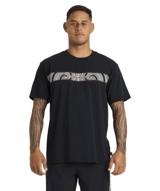Quiksilver Takarangi Panel SS Tee - Black - Star Surf + Skate