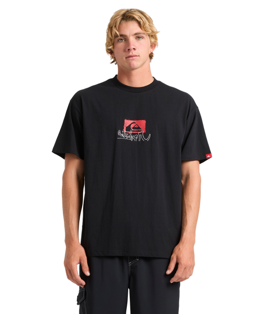 Quiksilver Affected SS Tee - Black - Star Surf + Skate