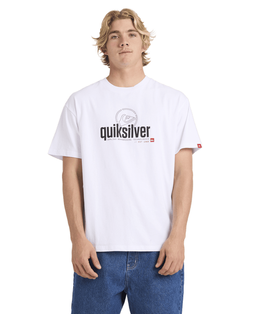 Quiksilver Construct SS Tee - White - Star Surf + Skate