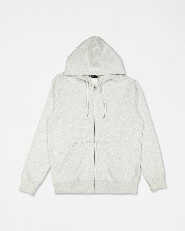 Quiksilver Salt Water Zip Hood - Light Heather Grey - Star Surf + Skate