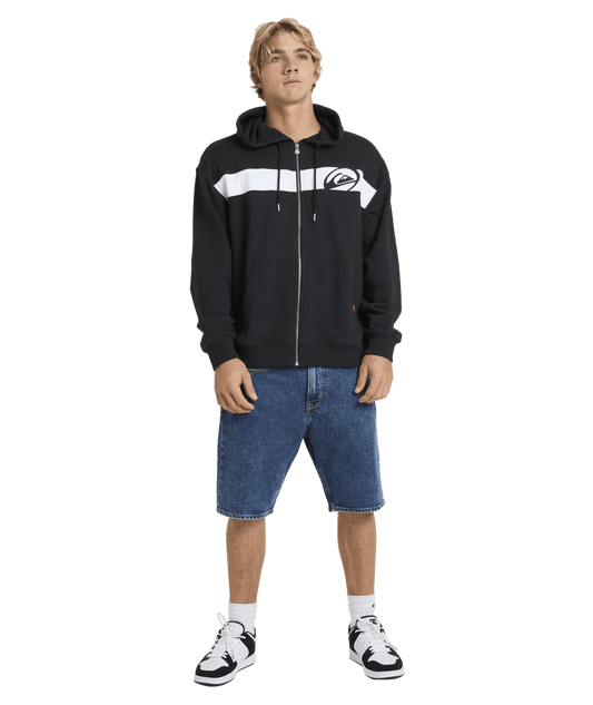 Quiksilver Tilt Panel Fleece - Black - Star Surf + Skate