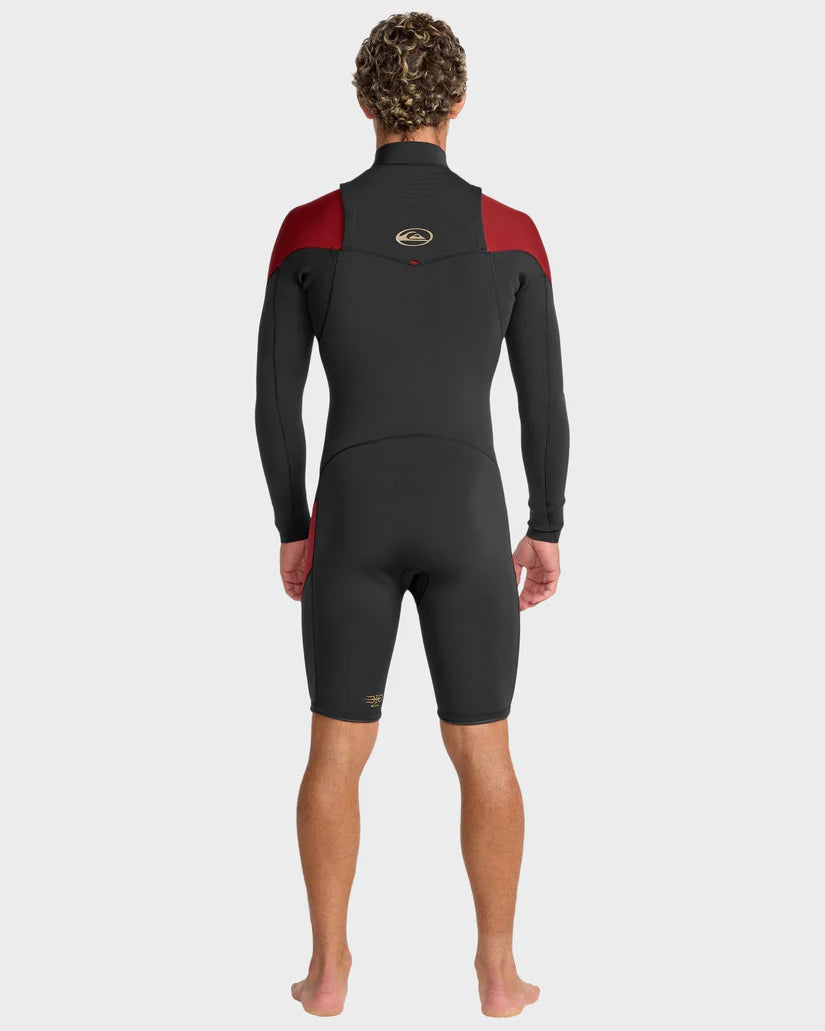 Quiksilver Mercury Spring LS 2/2mm FZ - High Risk Red - Star Surf + Skate
