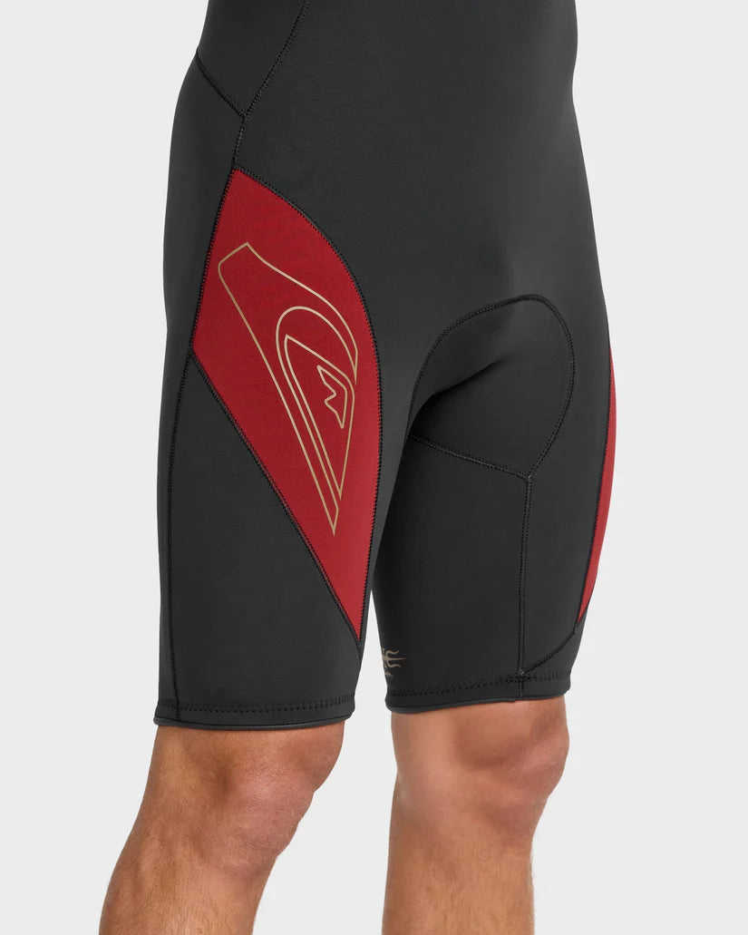 Quiksilver Mercury Spring LS 2/2mm FZ - High Risk Red - Star Surf + Skate