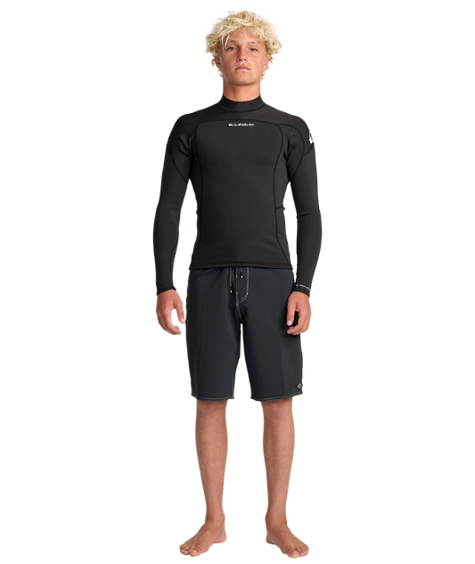 Quiksilver Prologue+ 1mm LS Jacket- Black - Star Surf + Skate