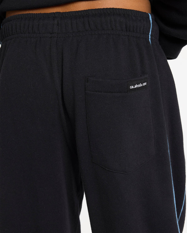 Quiksilver Pannelled Youth Trackpant - Black - Star Surf + Skate