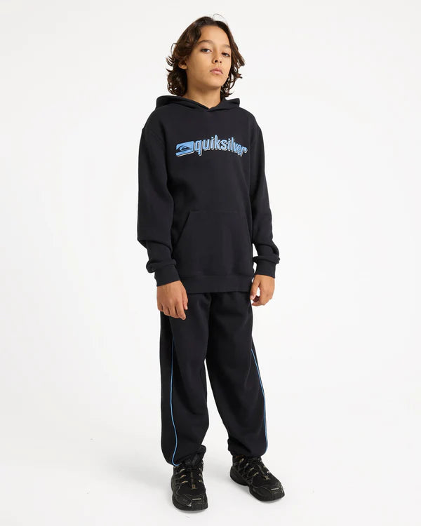 Quiksilver Pannelled Youth Trackpant - Black - Star Surf + Skate