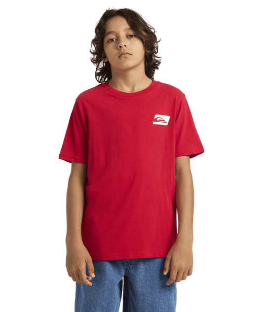 Quiksilver Reflex Youth SS Tee - Salsa