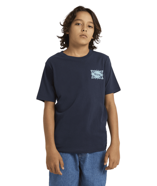 Quiksilver Starfish Stamp Youth SS Tee - Dark Navy