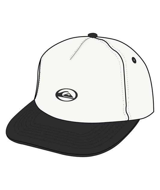 Quiksilver Tilt Cap - White - Star Surf + Skate