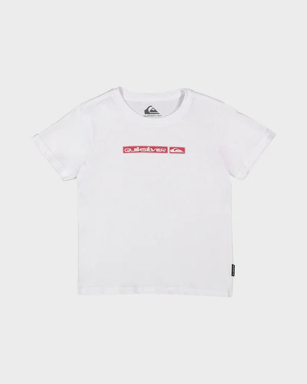 Quiksilver Omni Scroll SS Boy Tee - White