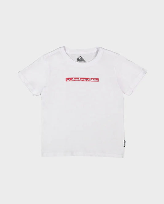 Quiksilver Omni Scroll SS Boy Tee - White