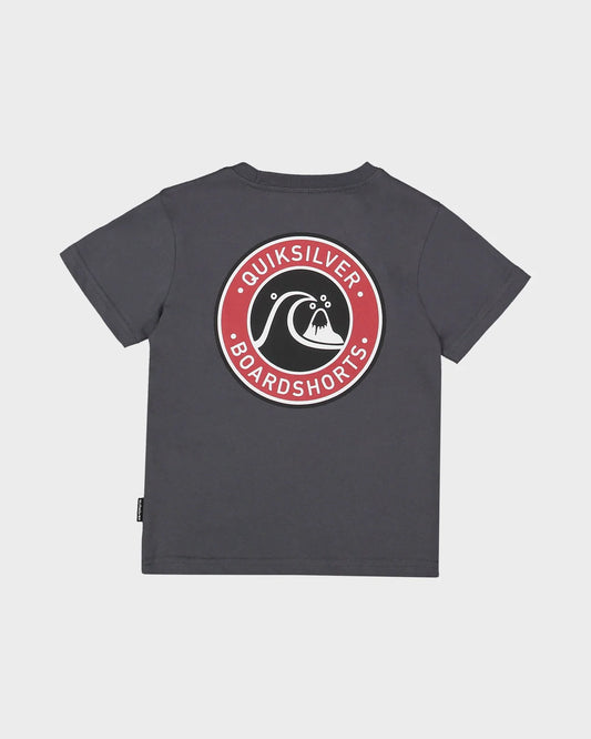 Quiksilver Clicker Mate SS Boy Tee - Iron Gate