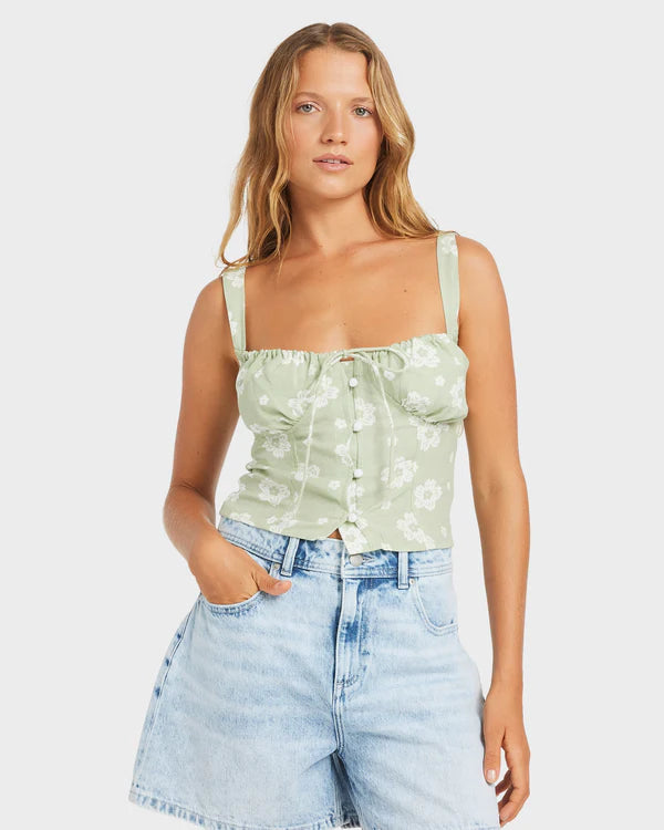 Roxy Blossom Top - Sage - Star Surf + Skate