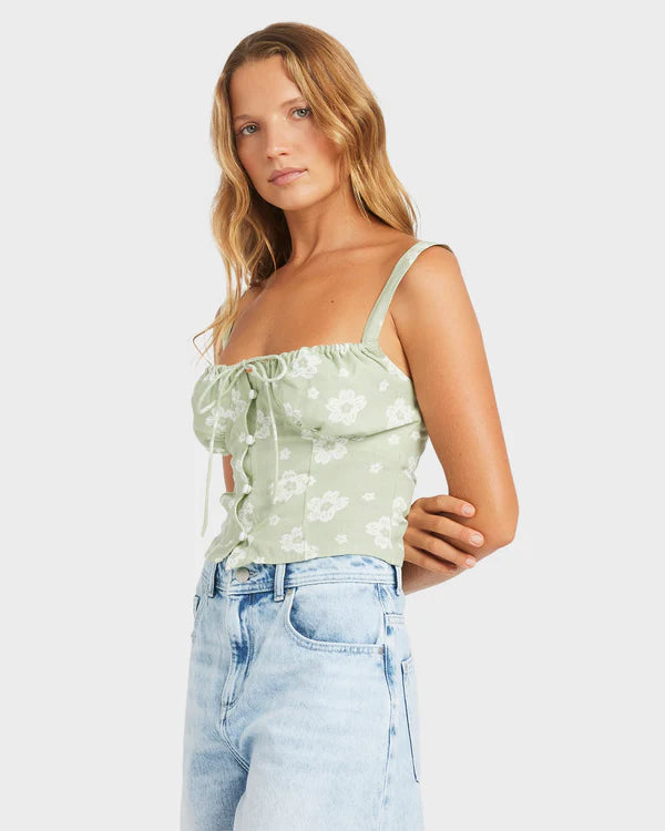 Roxy Blossom Top - Sage - Star Surf + Skate