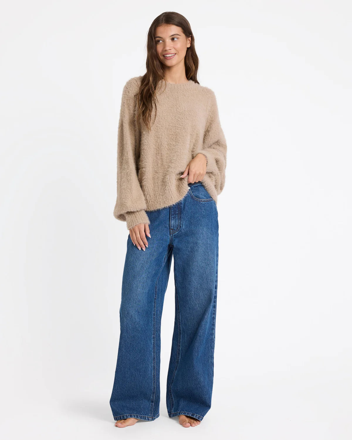 Roxy Sunsetter Crew - Parchment