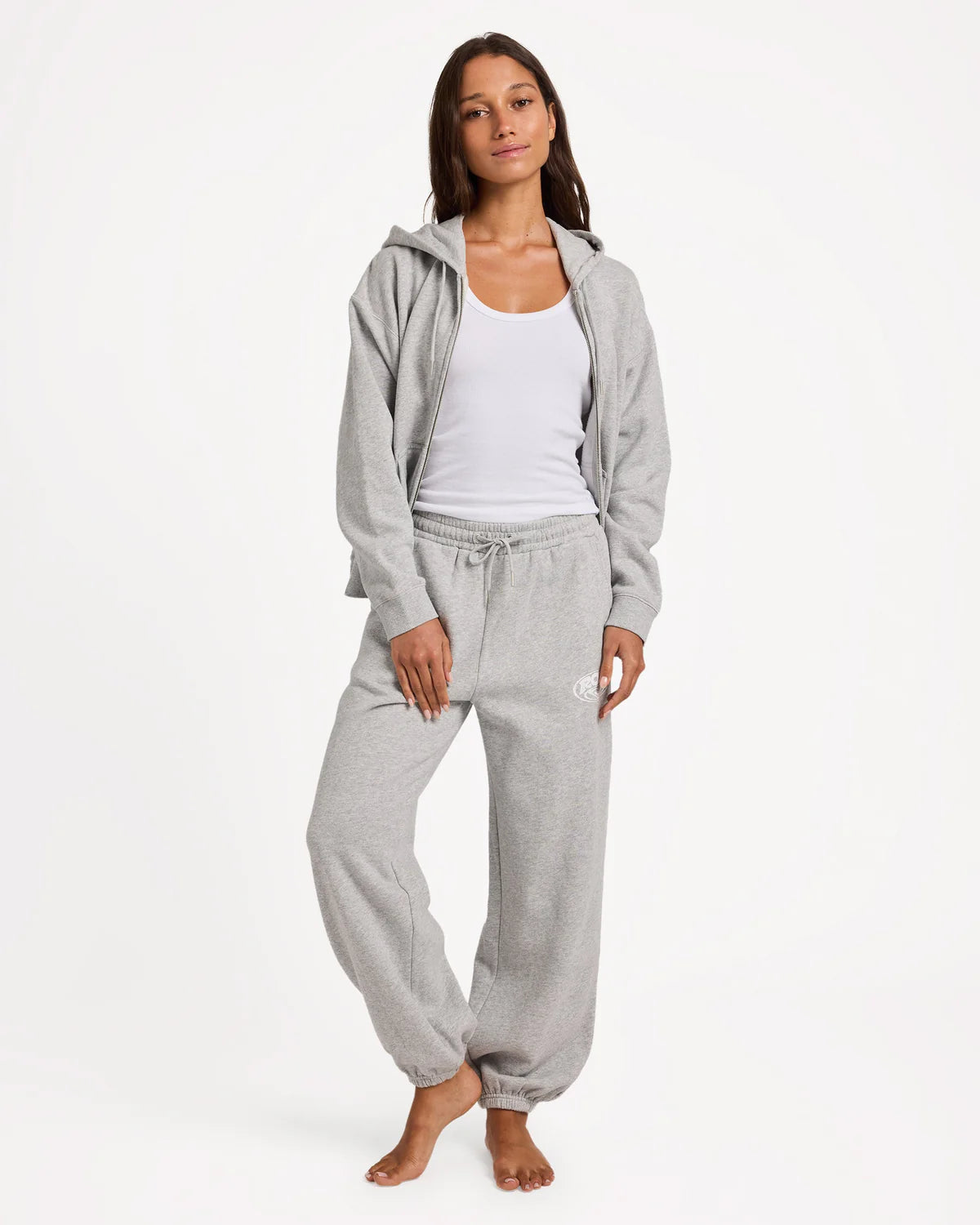 Roxy Dreamy Trackie Pant - Grey Marle - Star Surf + Skate