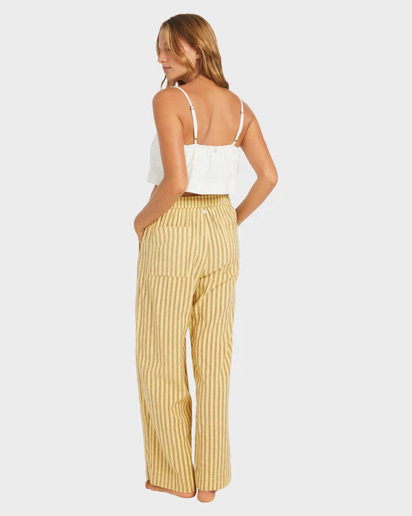 Roxy Mercado Stripe Pant - Butter