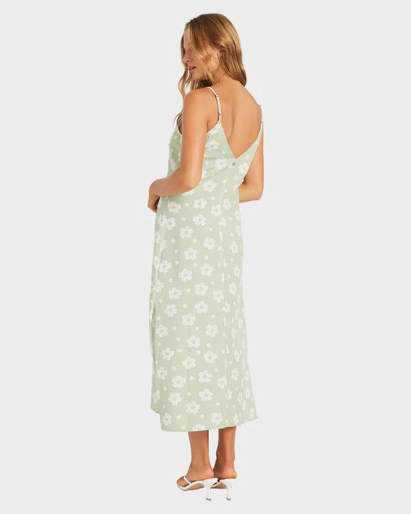 Roxy Blossom Slip Dress - Sage - Star Surf + Skate