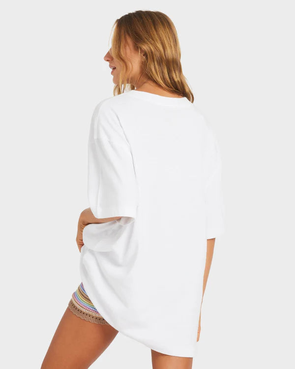 Roxy Ride the Wave Tee - White - Star Surf + Skate