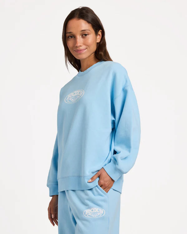 Roxy Dreamy Days Crew - Sky Blue - Star Surf + Skate