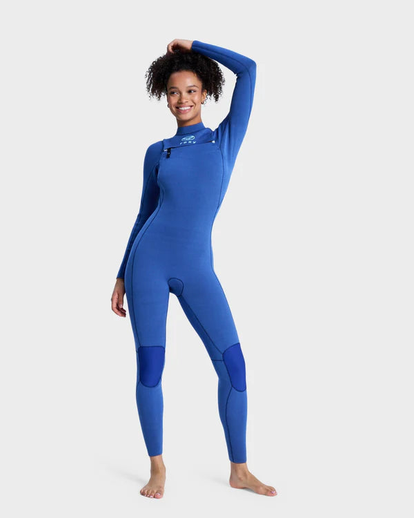 Roxy 3/2 Elite Xtra Stretch FZ Full - Blue Fog - Star Surf + Skate